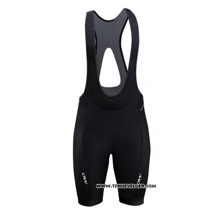 2020 Maillot Cyclisme One Way Noir Jaune Manches Courtes et Cuissard